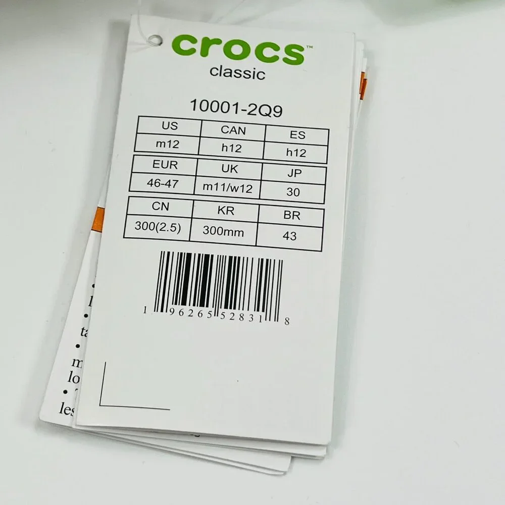 Crocs Classic Clog Slip On 'Latte' 10001-2Q9 Clog Multi Size